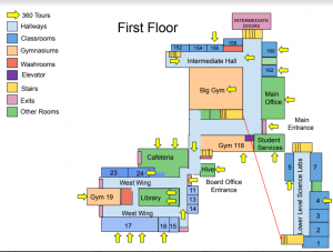 Map of School