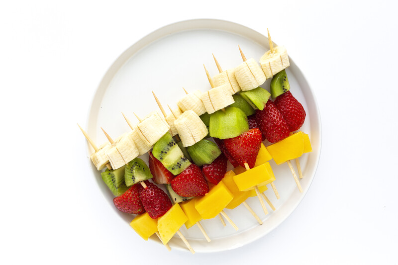 Photo of Fruit Skewers on Plate
