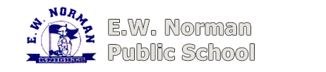 E.W Norman school logo