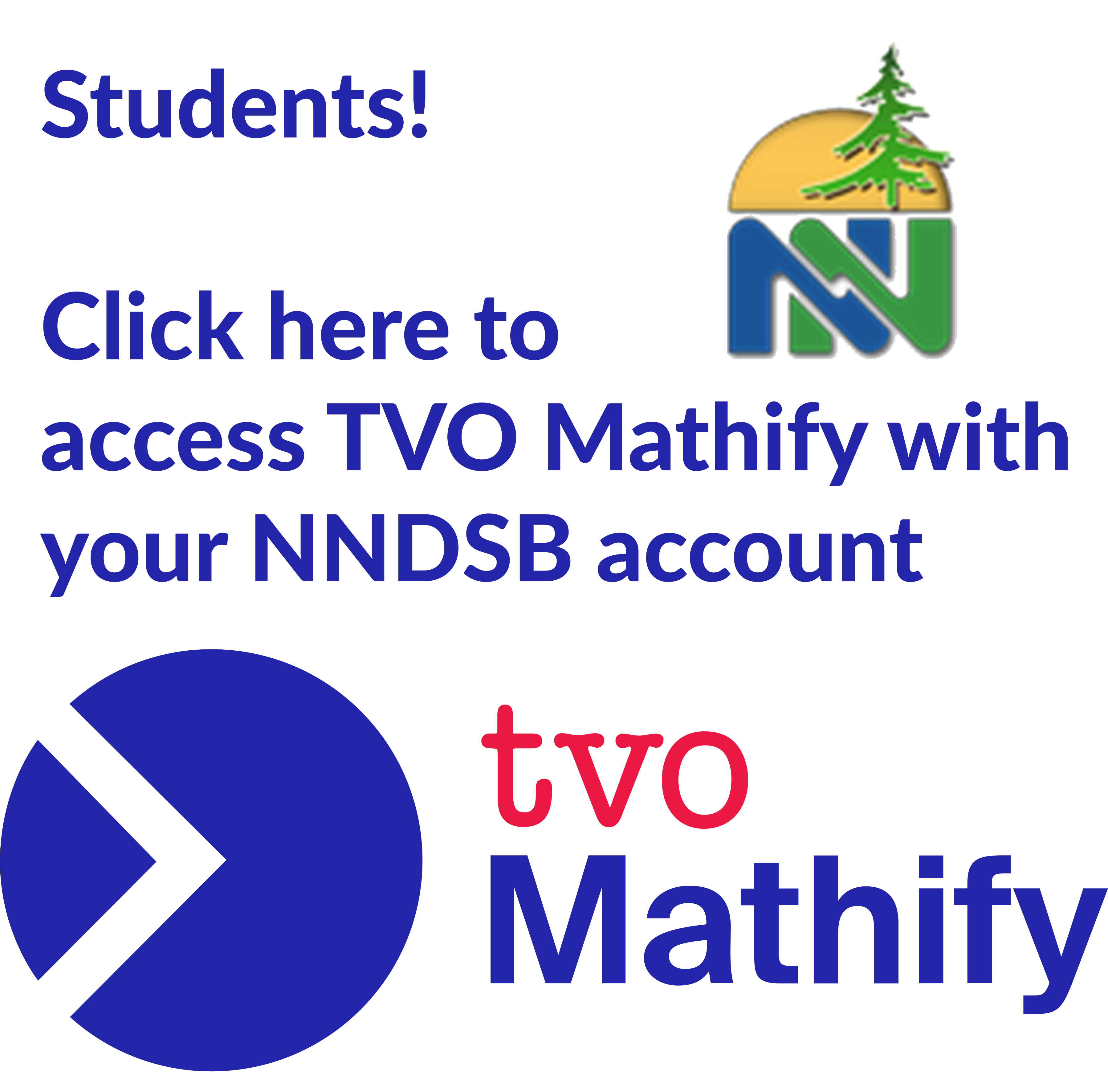 Image Link to login directly to Mathify with your Near North account