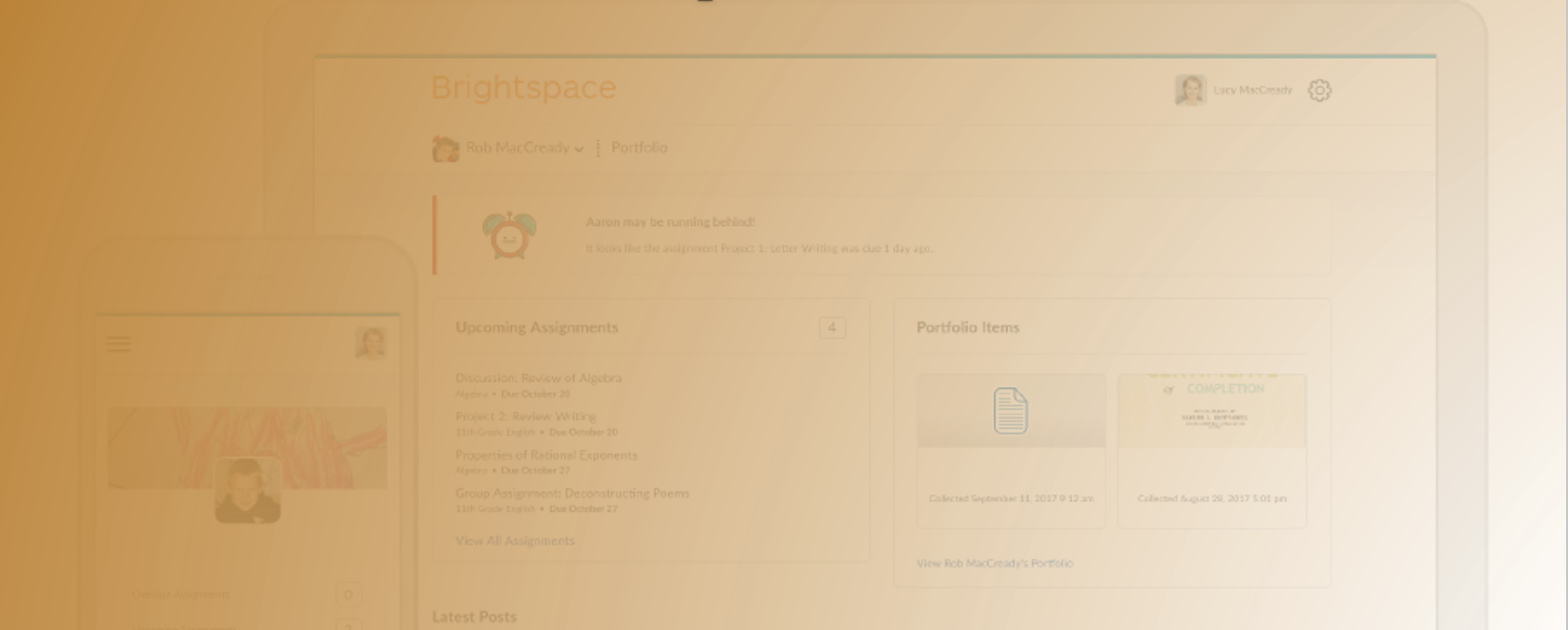 Brightspace background