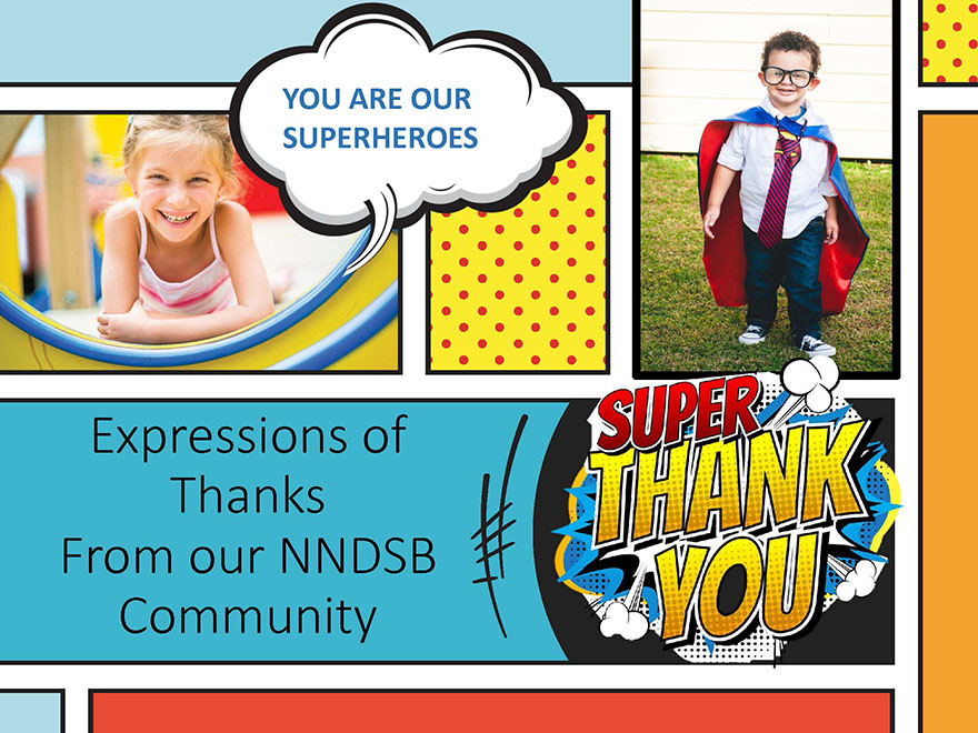 Child superhero collage